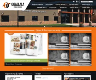 OPSD.org(Ogallala Public Schools) Screenshot