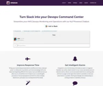 Opsidian.ai(Turn Slack into your Devops Command Center) Screenshot