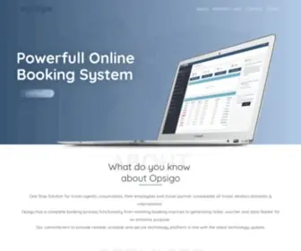 Opsigo.com(Powerful Online Booking System) Screenshot