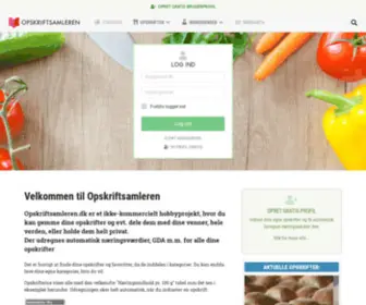 Opskriftsamleren.dk(Opskrift) Screenshot