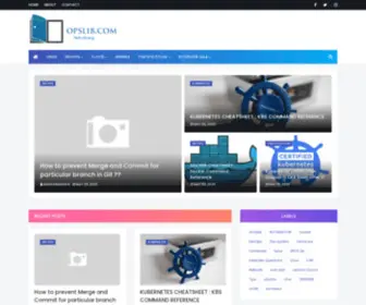 Opslib.com(A blog about linux) Screenshot