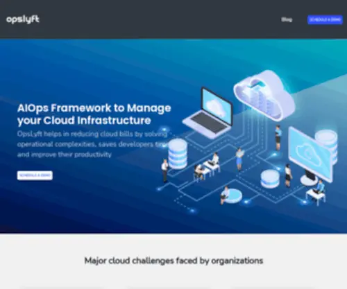 Opslyft.com(The only cloud management platform) Screenshot