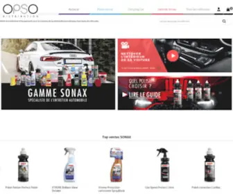 Opso-Distribution.fr(Opso Distribution : Equipements des véhicules de transport et de loisirs pour les professionnels) Screenshot