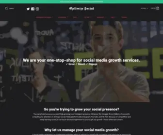 Opsocialmedia.com(Optimize Social Media Agency) Screenshot