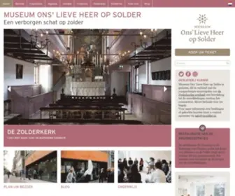 Opsolder.nl(MUSEUM ONS' LIEVE HEER OP SOLDER) Screenshot
