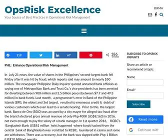 Opsriskexcellence.com(Your Source of Best Practices in Operational Risk Management) Screenshot