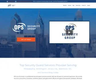 Opssecuritygroup.com(OPS Security Group) Screenshot