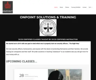 Opssolutionsva.com(DCJS Certified Security Officer Training) Screenshot