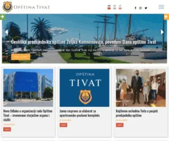 Opstinativat.com(Opština Tivat) Screenshot