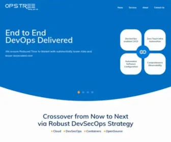 Opstree.com(DevOps Consulting & Solutions Services) Screenshot