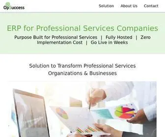 Opsuccess.com(Specialized in delivering transformative success in business operations for clients) Screenshot