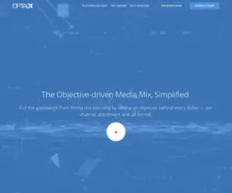 Optalx.com(Predictive Outcome Analytics for Marketers) Screenshot
