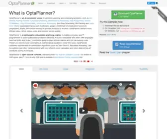 Optaplanner.org(Open Source)) Screenshot
