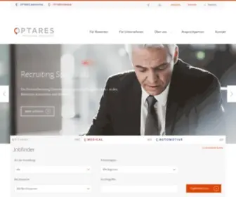 Optares.de(RECRUITING SPECIALISTS) Screenshot