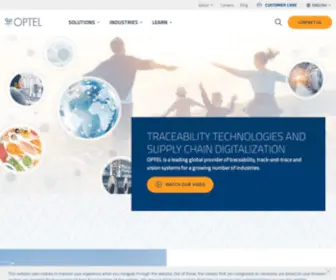 Optelgroup.com(Technologies for a better world. OPTEL) Screenshot