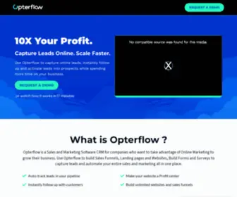 Opterflow.com(Opterflow) Screenshot
