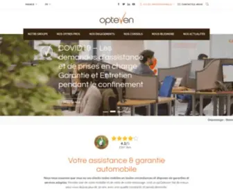 Opteven.com(Assistance auto) Screenshot