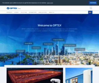 Optex.eu(Optex Europe) Screenshot