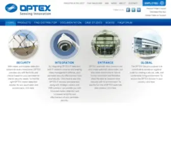 Optexamerica.com(OPTEX) Screenshot