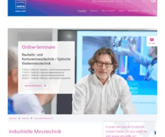 Opti-Sens.de(Messtechnik, die Werkstücke effizient überprüft) Screenshot