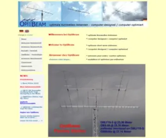 Optibeam.net(Home) Screenshot