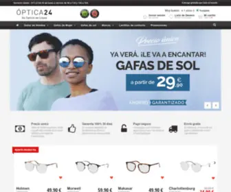 Optica24.com(Optica24 ES) Screenshot