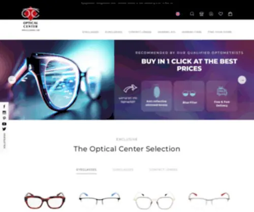 Optical-Center.co.uk(Optical Center) Screenshot