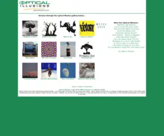 Optical-illusions.com(Illusion Gallery) Screenshot