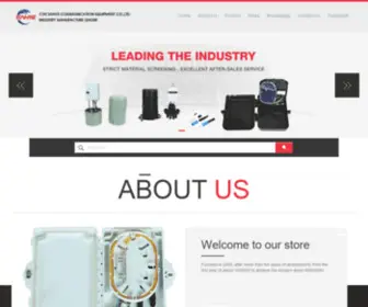 Opticalfibersplicebox.com(China Fiber Access Terminal) Screenshot