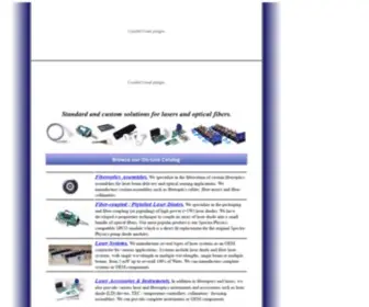 Opticalfibersystems.com(OFSI) Screenshot