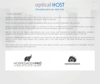 Opticalhost.com.br(Hospedagem de sites) Screenshot