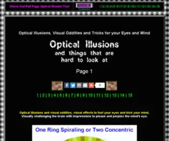 Opticaliillusions.com(Optical Illusions) Screenshot