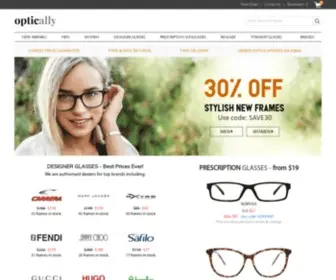 Optically.ca(Eyeglasses Online) Screenshot