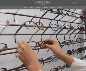 Opticalworkseyewear.com(San Francisco Vintage Eyewear Store) Screenshot