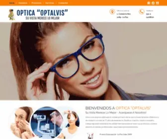 Opticaoptalvis.com(Lentes de contacto) Screenshot