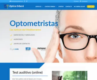 Opticaorbera.es(Optica Orbera) Screenshot