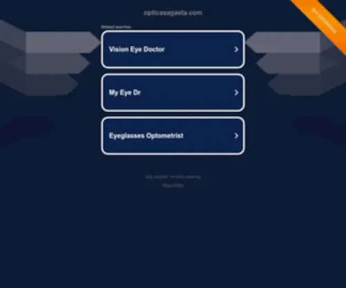 Opticasagasta.com(Optica online) Screenshot