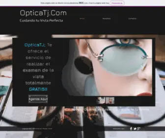 Opticatj.com(La unica optica en tijuana al servicio de la comunidad) Screenshot