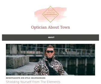 Opticianabouttown.com(Optician About Town) Screenshot