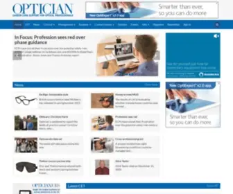Opticianonline.net(Optician) Screenshot