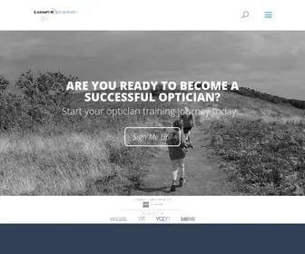 Opticianworks.com(OpticianWorks Online Optician Training) Screenshot