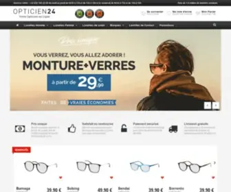 Opticien24.com(Commander des lunettes en ligne) Screenshot