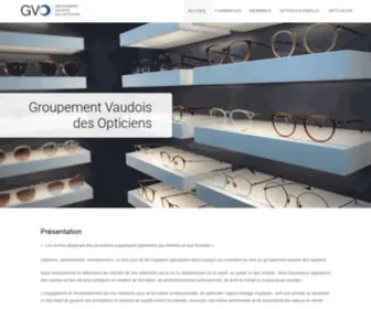 Opticiens.org(Groupement Vaudois des opticiens) Screenshot