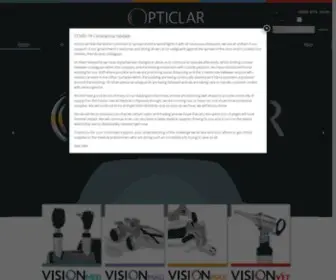 Opticlar.co.uk(At the heart of every Opticlar Vision instrument) Screenshot