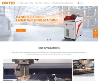 Opticlaser.net(OPTIC LASER Technology Laser Welder Supplier) Screenshot