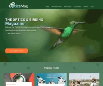 Opticsmag.com(Optics Mag) Screenshot