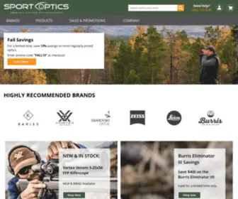 Opticsspot.com(America's High End Optics Authority) Screenshot