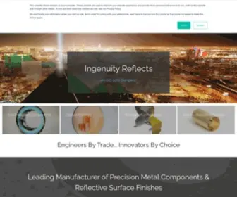 Optiforms.com(Precision Electroformed Metal Components for 2020) Screenshot