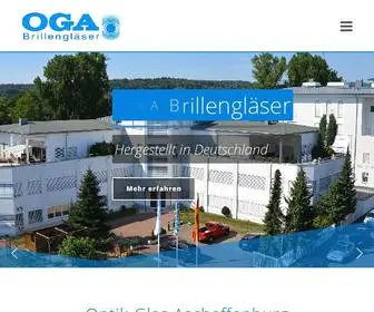 Optik-Glas-Aschaffenburg.de(OGA Brillengläser) Screenshot