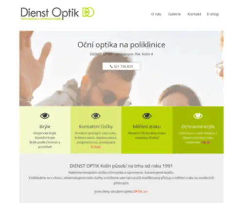 Optika.cz(Optika Kolín) Screenshot